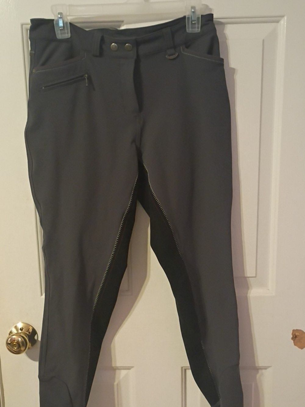 Ladies Black Riding Breeches - Classic Equestrian Style